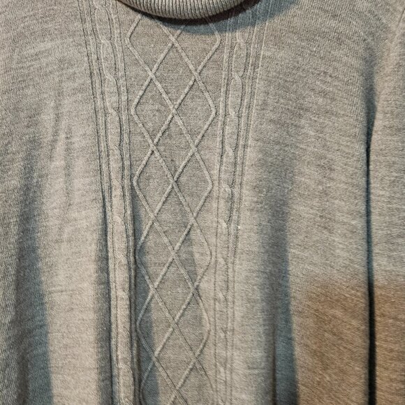 Karen Scott Gray Cowl Neck Sweater Women’s Large - Picture 2 of 5